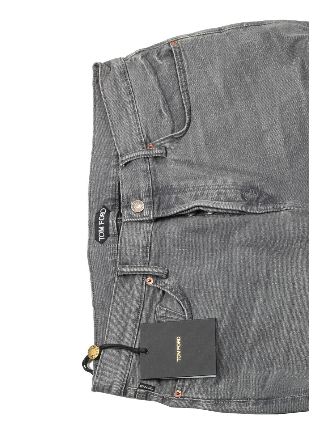 TOM FORD Gray Straight Jeans TFD002 Size 52 / 36 U.S.