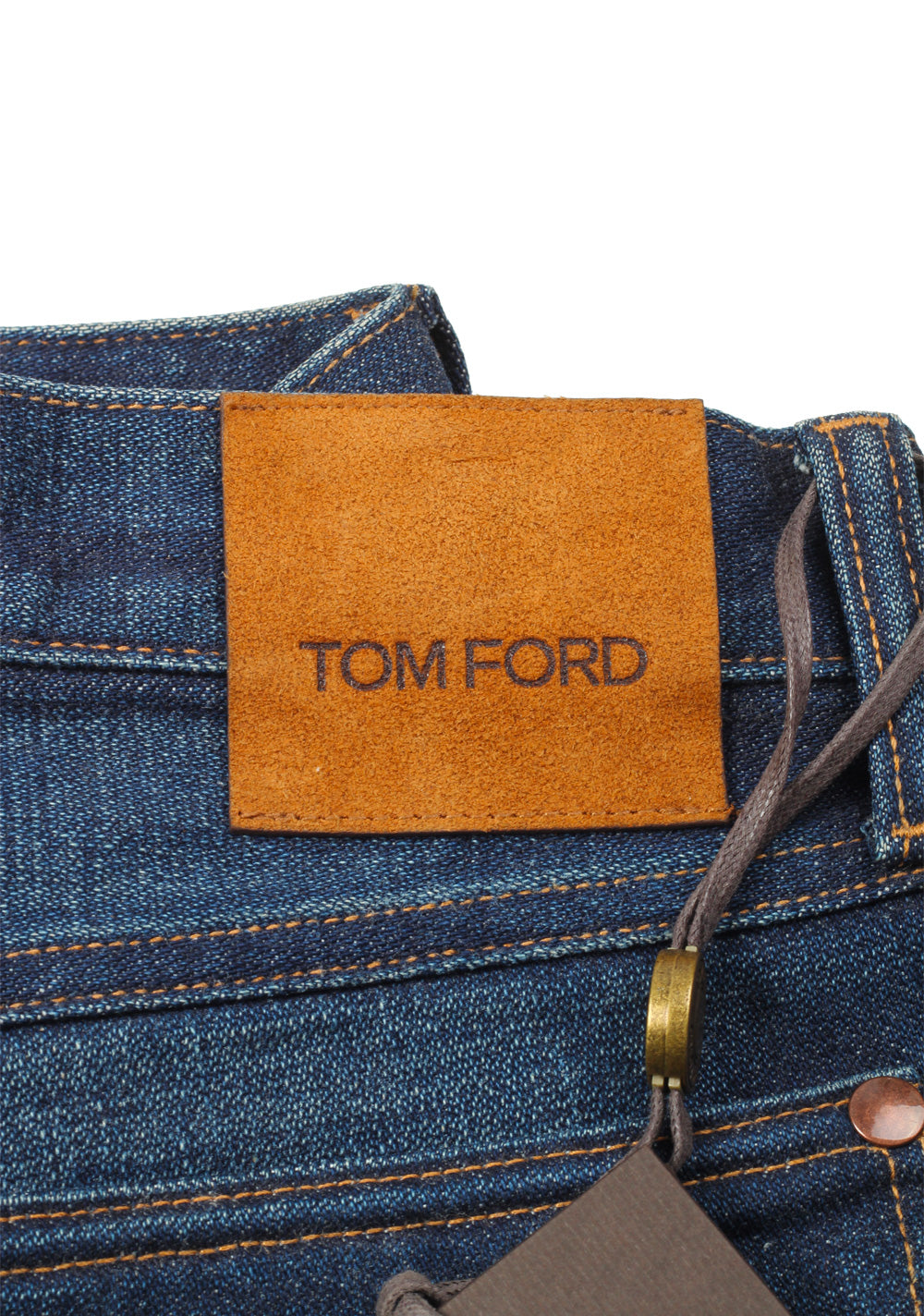 TOM FORD Blue Straight Jeans TFD002 Size 47 / 31 U.S.
