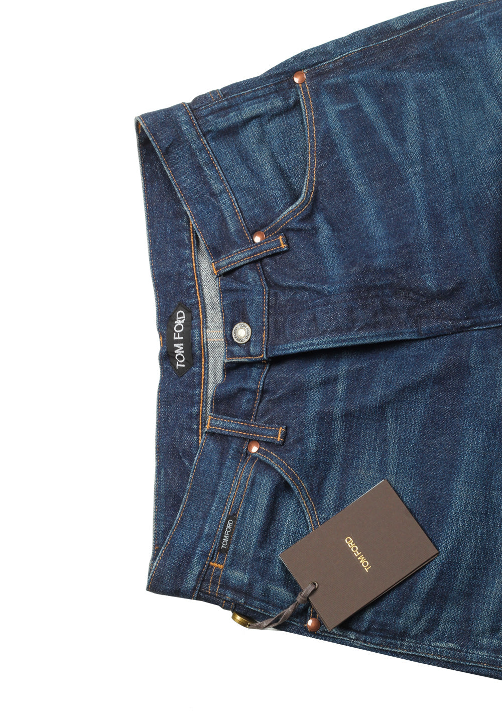 TOM FORD Blue Straight Jeans TFD002 Size 47 / 31 U.S.