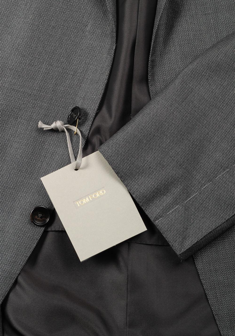 TOM FORD O'Connor Gray Suit Size 52 / 42R U.S. Silk Wool Fit Y