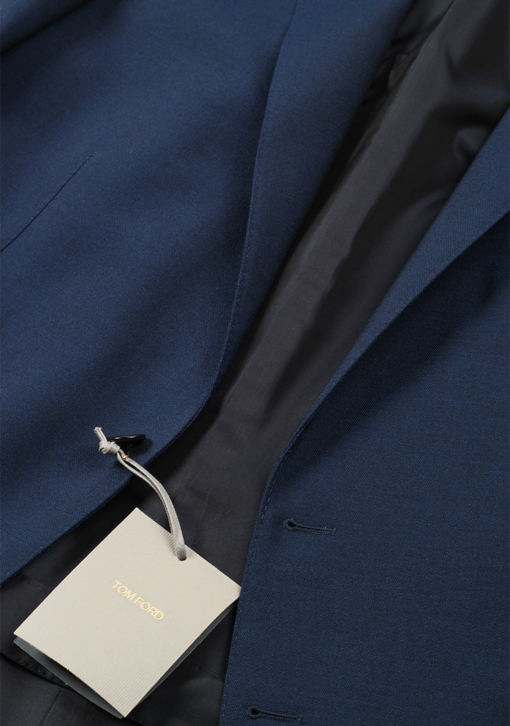 TOM FORD O'Connor Blue Suit Size 56 / 46R U.S. Mohair Fit Y