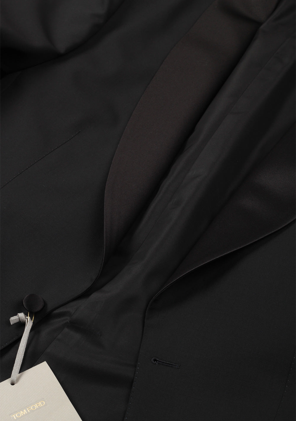 TOM FORD Windsor Black Tuxedo Smoking Suit Size 52 / 42R U.S. Fit A