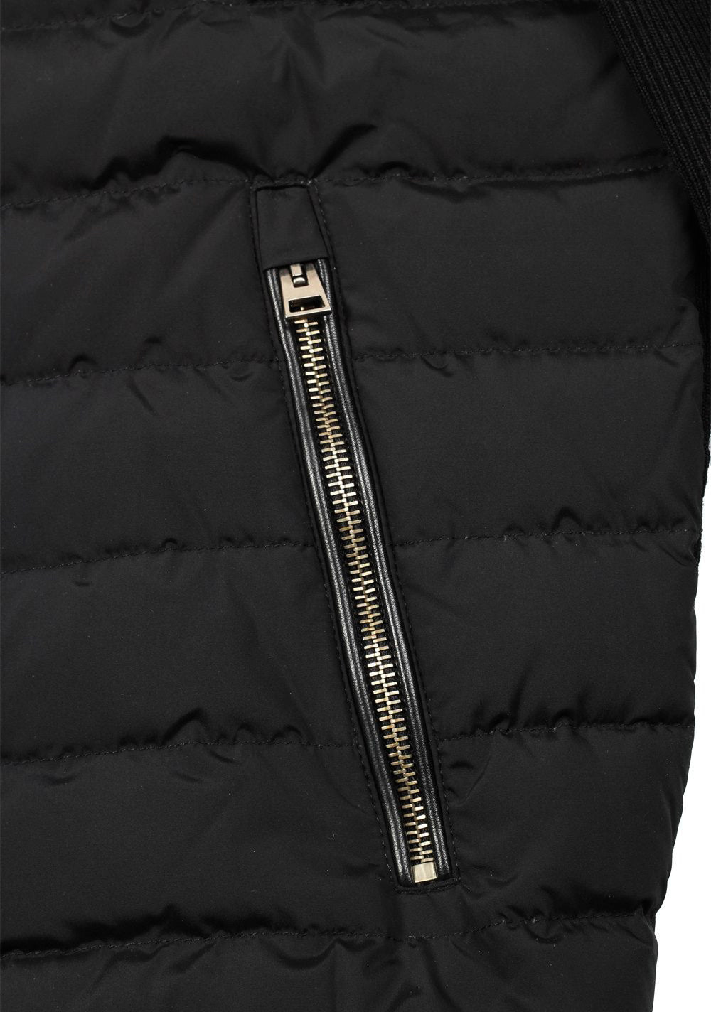 TOM FORD Black James Bond Spectre Knitted Sleeve Bomber Jacket Size 48 / 38R U.S.