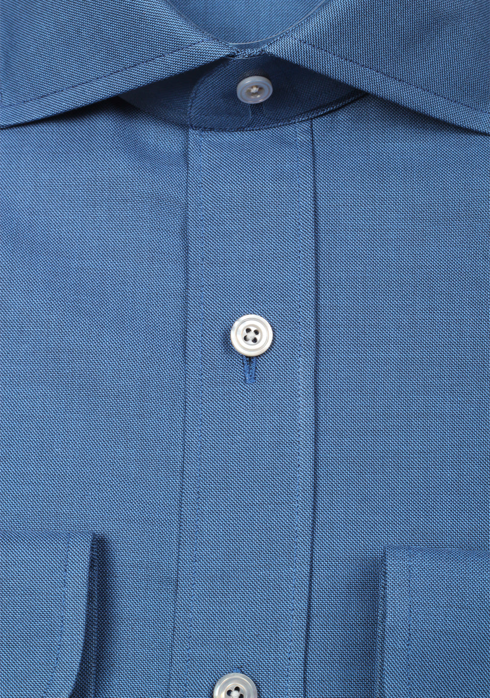 TOM FORD Solid Blue Dress Shirt Size 45 / 18 U.S.