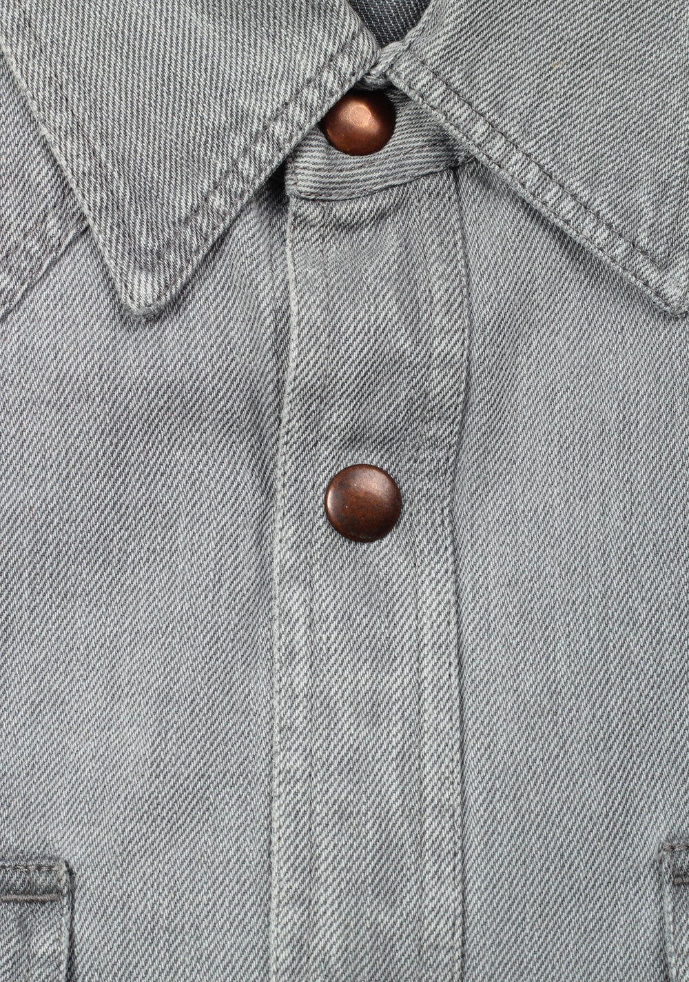 TOM FORD Solid Gray Denim Casual Shirt Size 40 / 15,75 U.S.