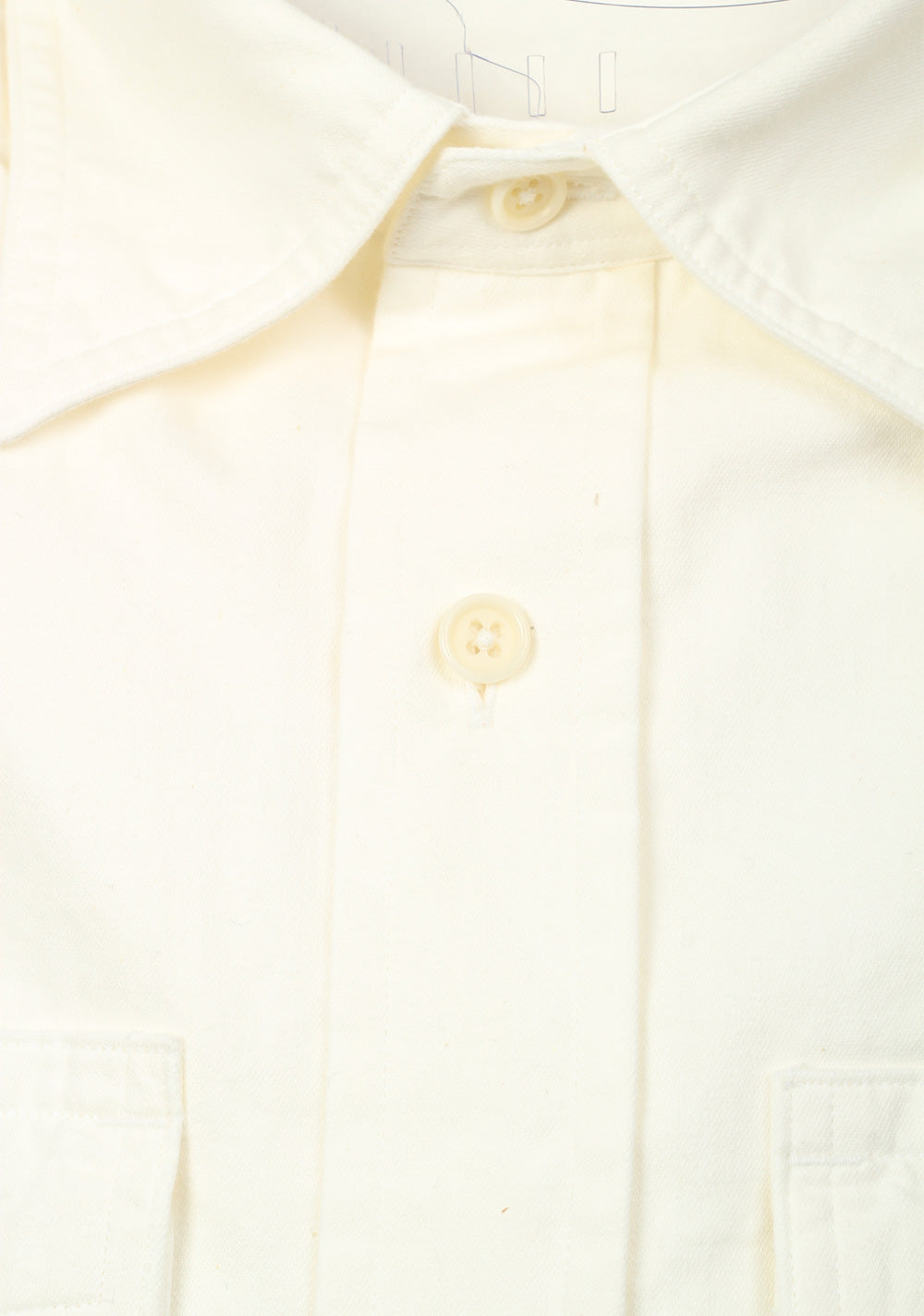 TOM FORD Solid Off White Casual Shirt Size 40 / 15,75 U.S.