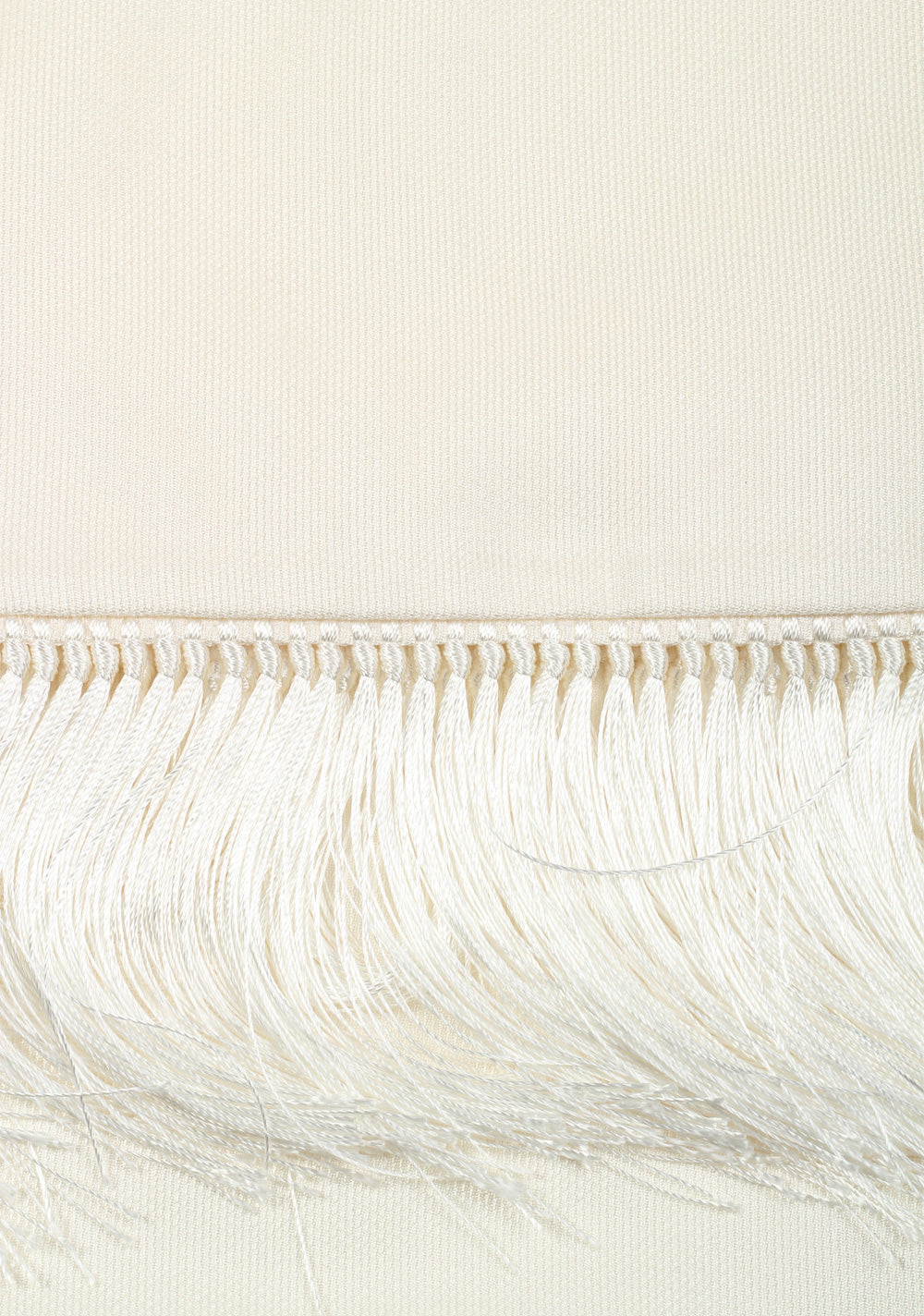 Tom Ford Ivory Silk Signature Scarf 60" / 14"