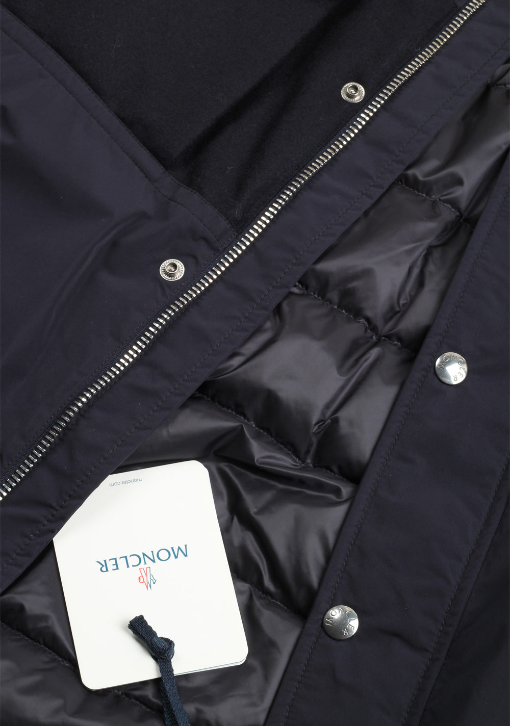 Moncler Blue Beaufort Utility Jacket Coat Size 4 / L / 52 / 42 U.S.