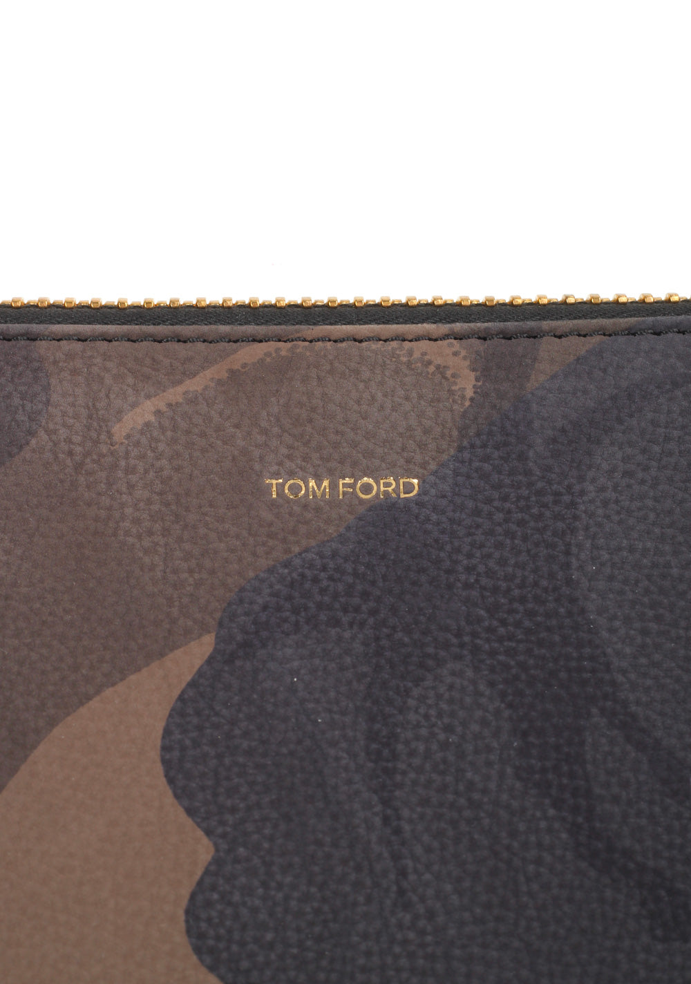 TOM FORD Camouflage Green Black Icon Portfolio Bag