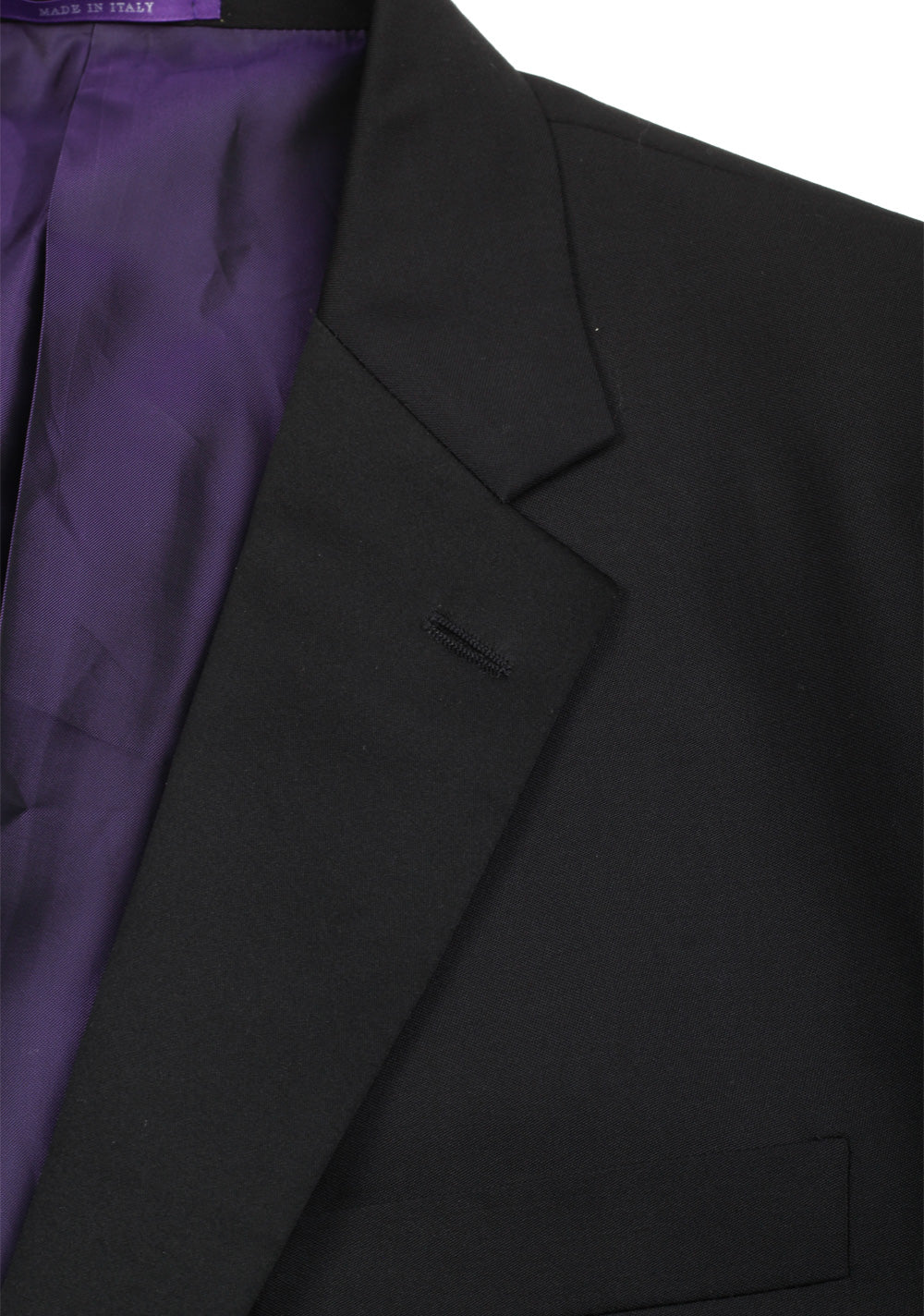 Ralph Lauren Purple Label Black Tuxedo Suit Size 56 / 46 U.S. In Wool