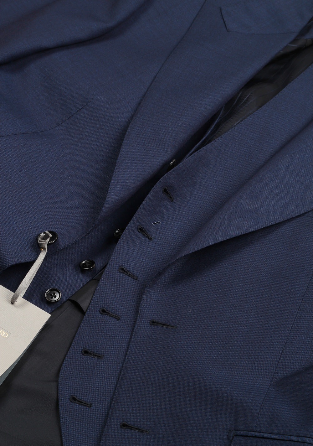 TOM FORD Windsor Blue 3 Piece Suit Size 48 / 38R U.S. Wool Fit A