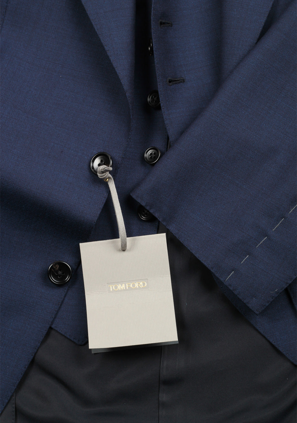 TOM FORD Windsor Blue 3 Piece Suit Size 52 / 42R U.S. Wool Fit A