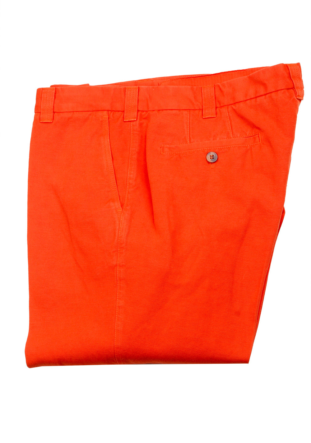 Loro Piana Orange Trousers Size 52 / 36 U.S.