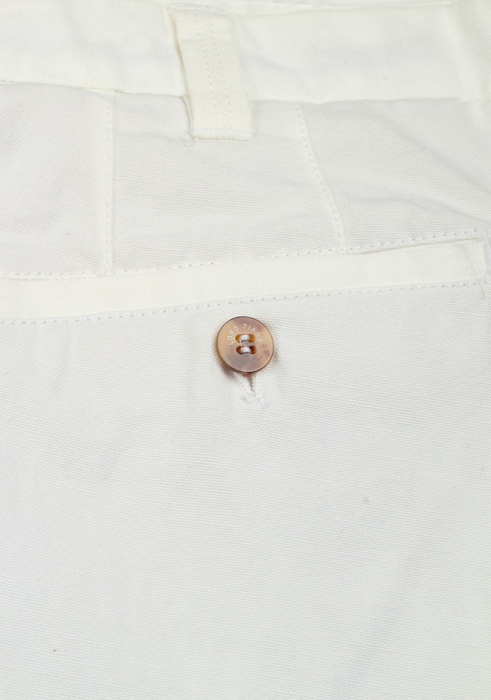 Loro Piana White Trousers Size 50 / 34 U.S.