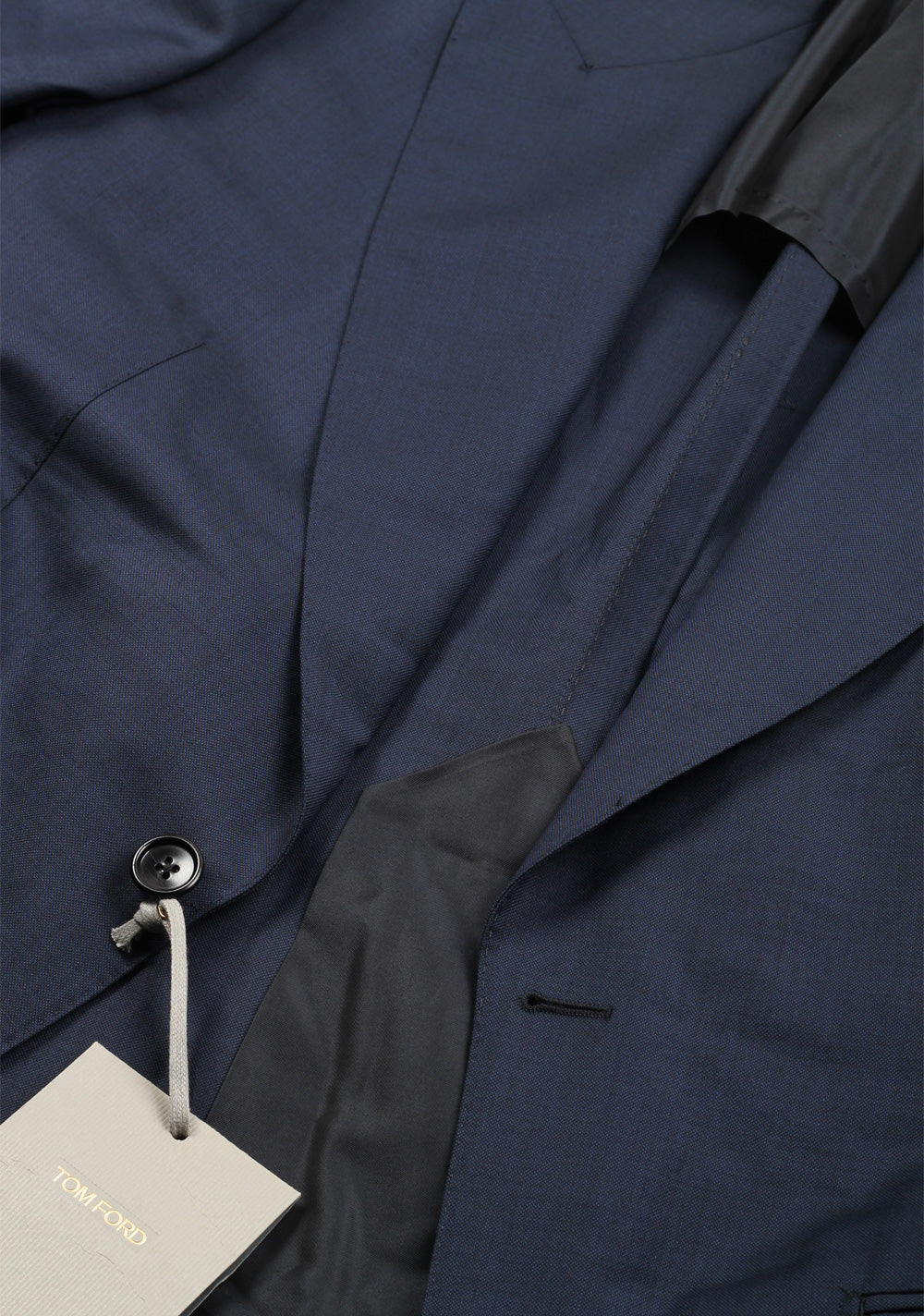 TOM FORD Shelton Blue Suit Size 48 / 38R U.S. In Wool