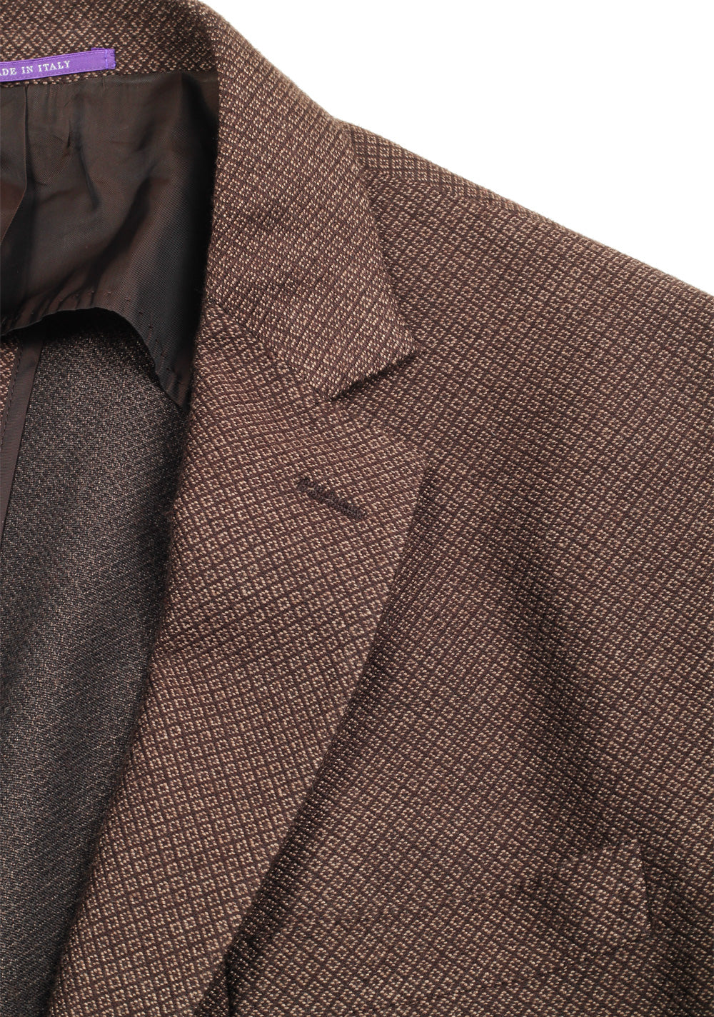 Ralph Lauren Purple Label Brown Sport Coat In Silk Cashmere