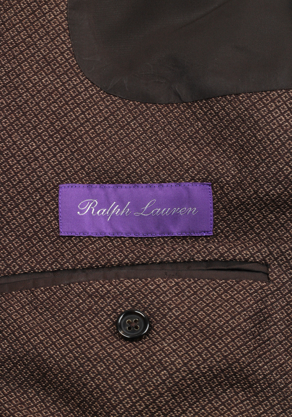 Ralph Lauren Purple Label Brown Sport Coat In Silk Cashmere