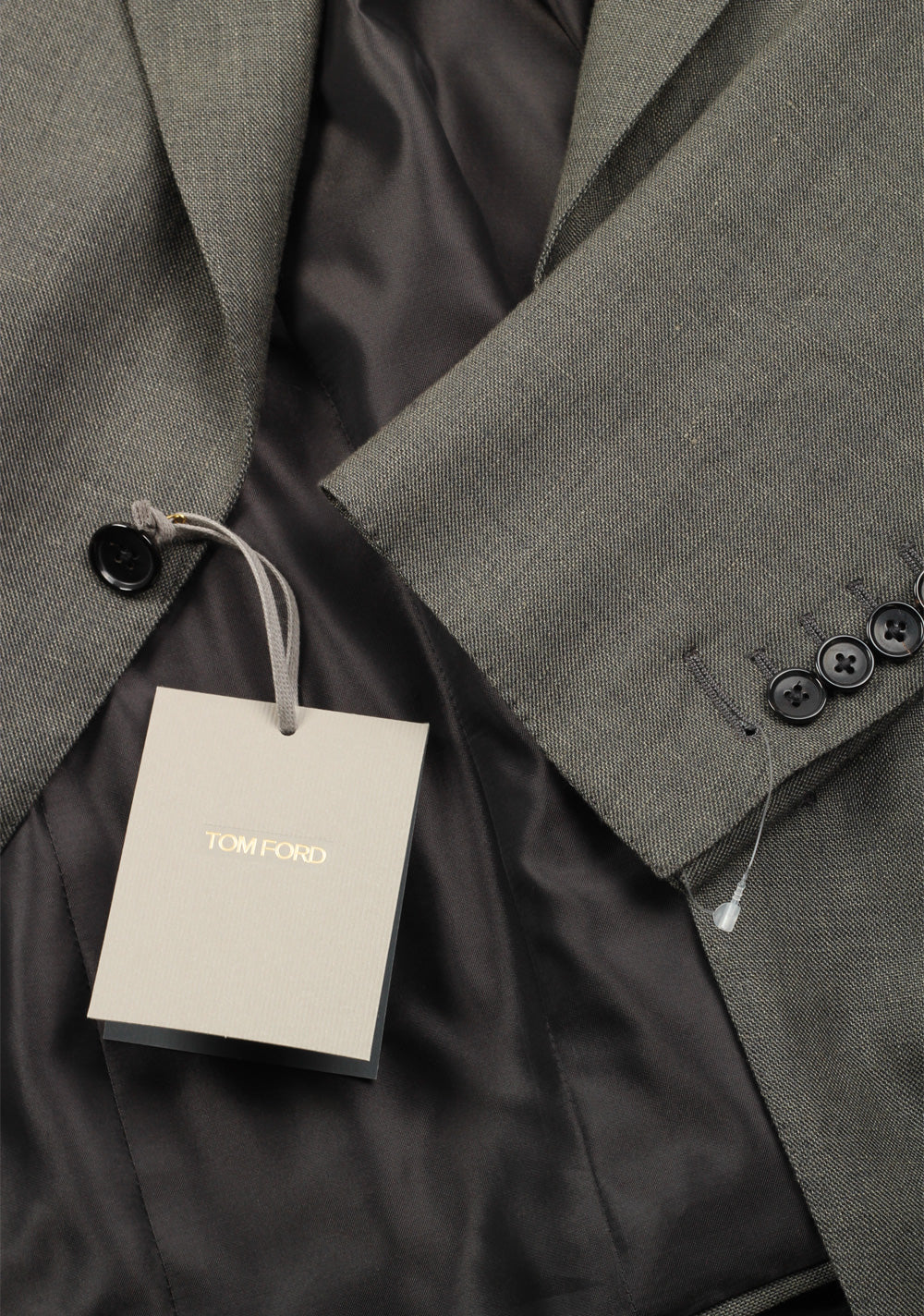 TOM FORD Shelton Greenish Gray Suit Size 48 / 38R U.S.