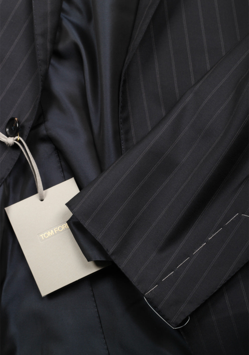 TOM FORD O'Connor Blue Striped Suit Size 56L / 46L U.S. Fit Y