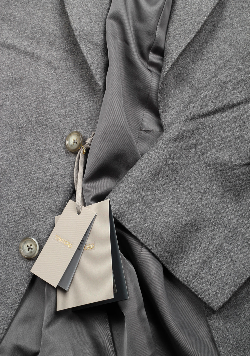 TOM FORD Windsor Solid Gray Suit Size 50 / 40R U.S. Wool Fit A