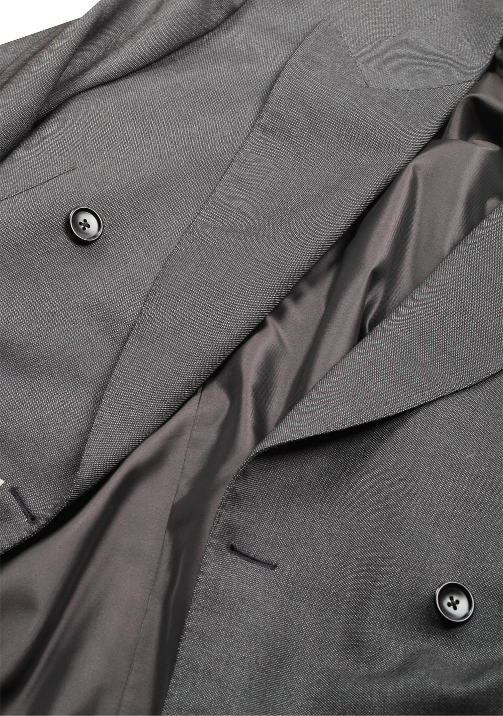 TOM FORD Shelton Gray Double Breasted Suit Size 48 / 38R U.S.
