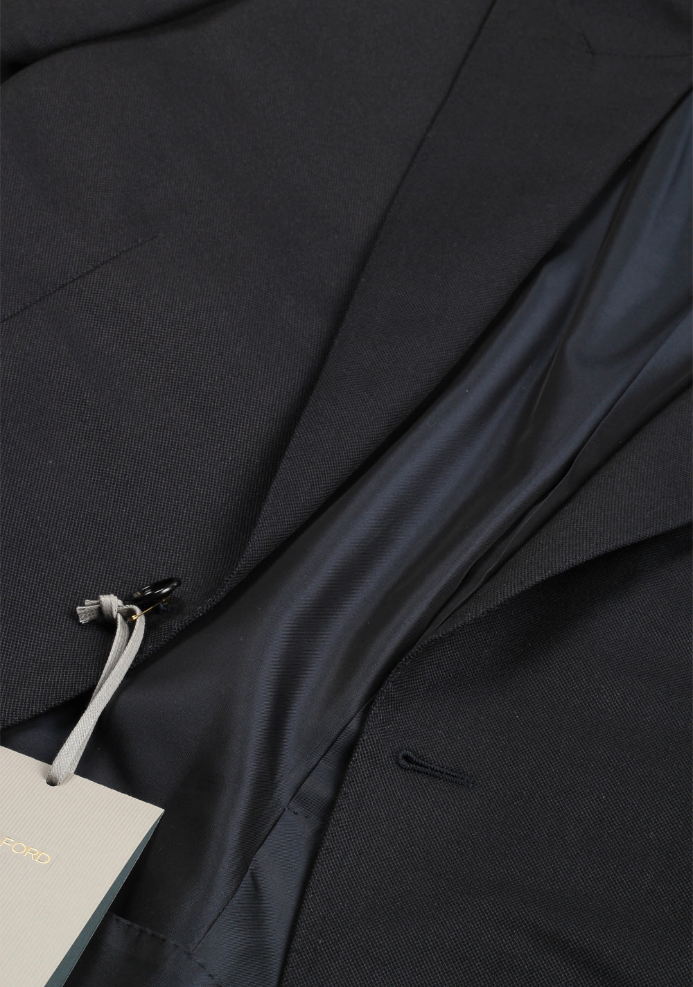 TOM FORD O'Connor Black Suit Size 48 / 38R U.S. Silk Wool Fit Y