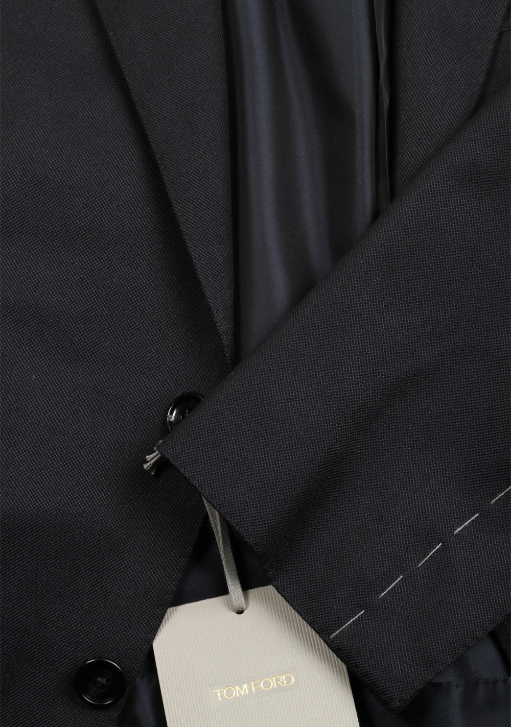 TOM FORD O'Connor Black Suit Size 48 / 38R U.S. Silk Wool Fit Y