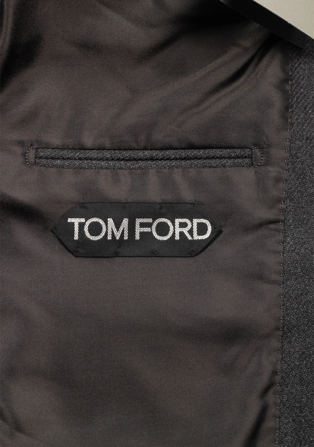 TOM FORD Shelton Solid Gray 3 Piece Suit Size 46 / 36R U.S. Wool