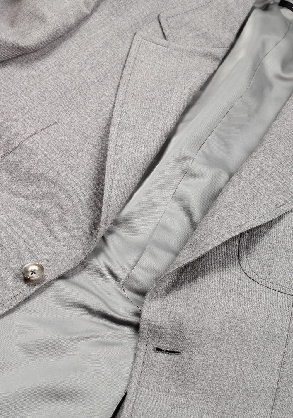 TOM FORD Shelton Gray Suit Size 46 / 36R U.S. In Wool