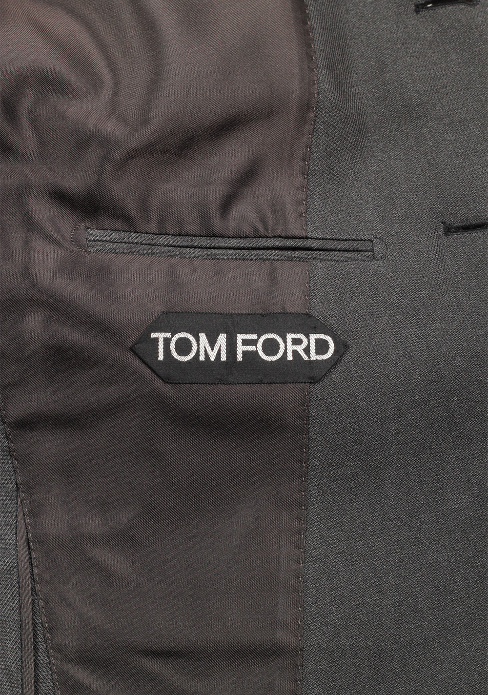 TOM FORD Buckley Gray Suit Size 48 / 38R U.S. In Wool