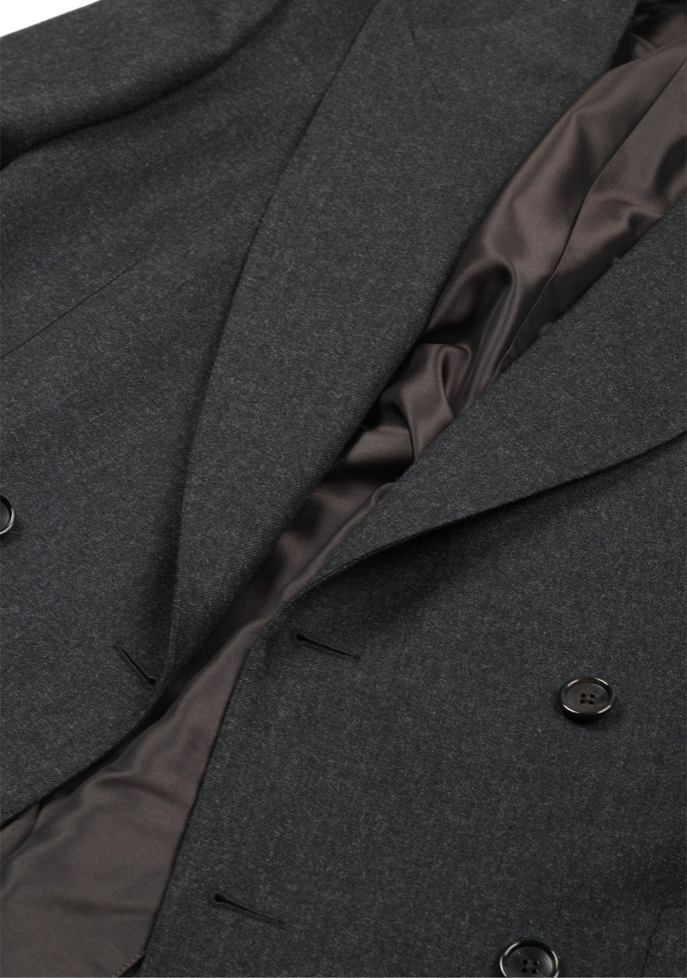 TOM FORD Shelton Double Breasted Gray Suit Size 46 / 36R U.S. Wool
