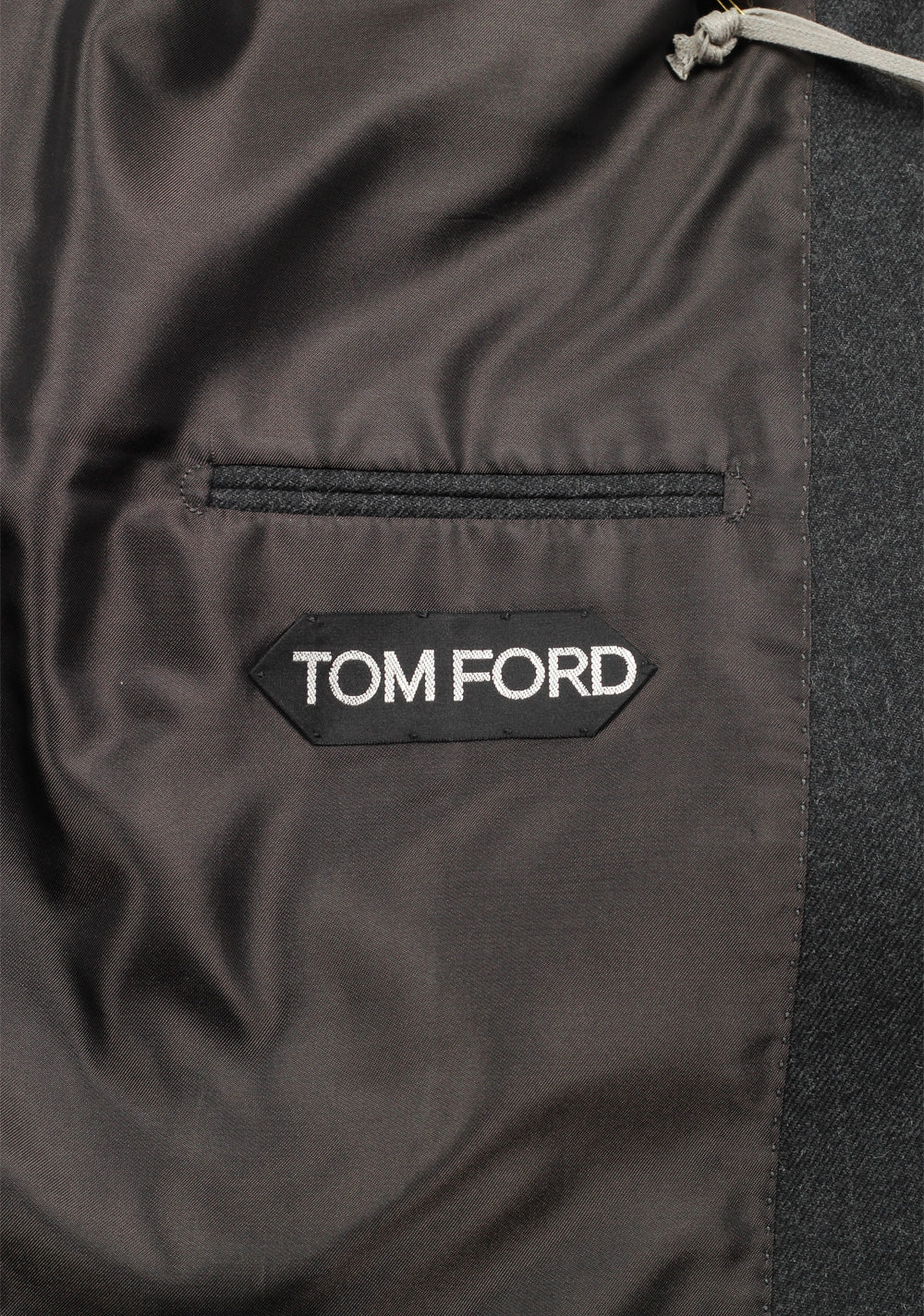 TOM FORD Shelton Double Breasted Gray Suit Size 46 / 36R U.S. Wool