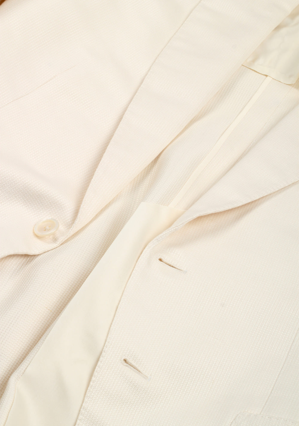 TOM FORD Buckley Off White Suit Size 48 / 38R U.S. Silk Cotton