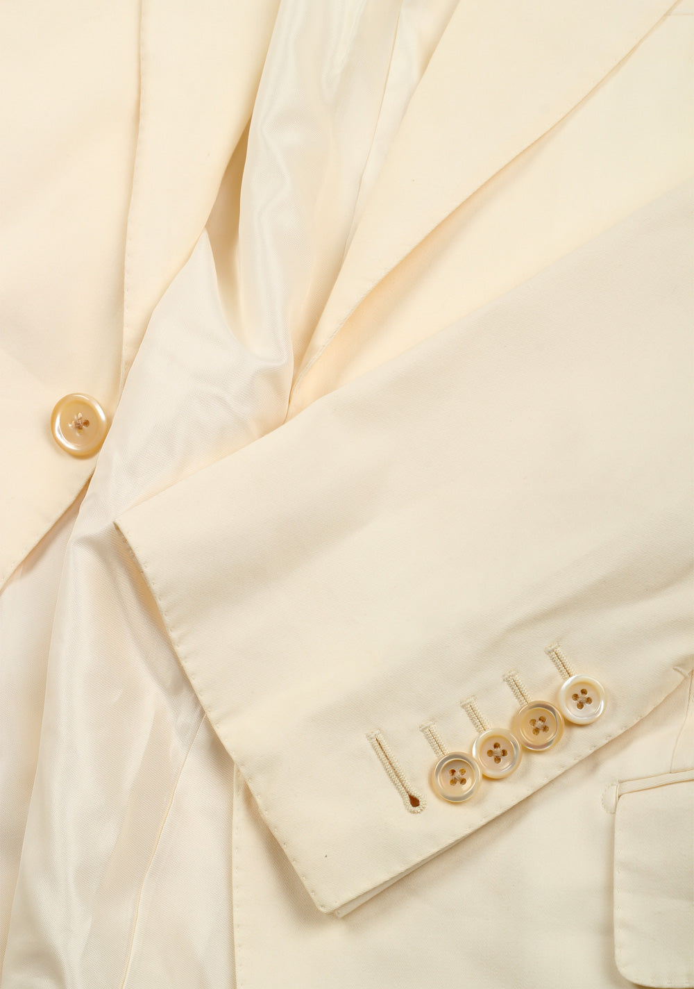 TOM FORD Windsor Off White Suit Size 50 / 40R U.S. Cotton Silk Fit A