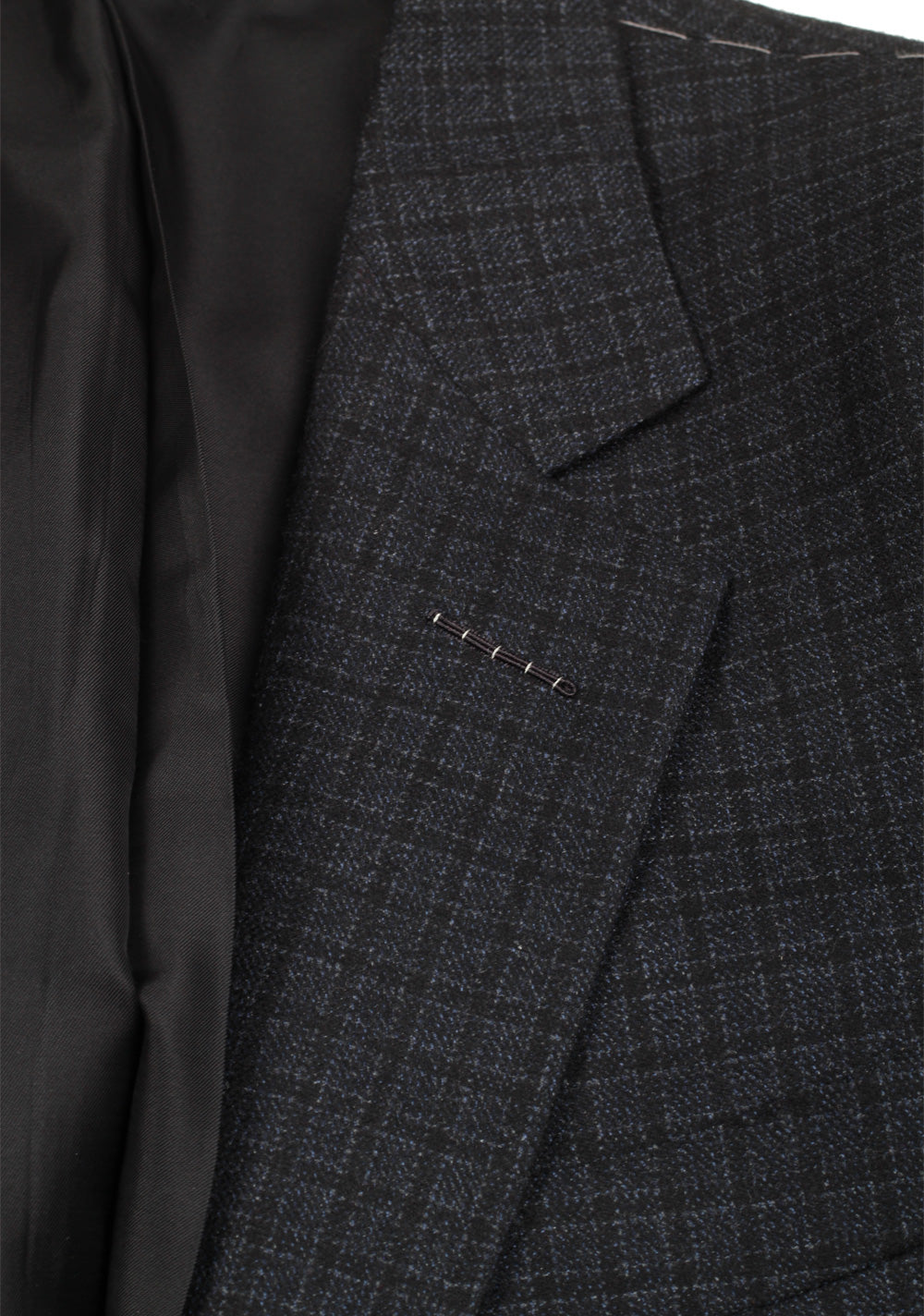 TOM FORD Buckley Blue Checked Suit Size 48 / 38R U.S. Wool Cashmere