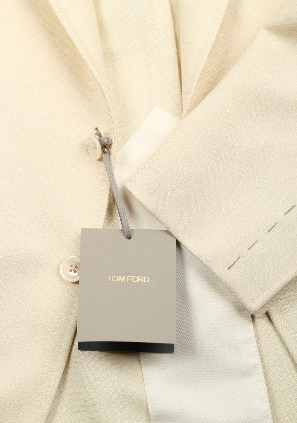 TOM FORD Shelton Off White Sport Coat Size Size 48C / 38S U.S.
