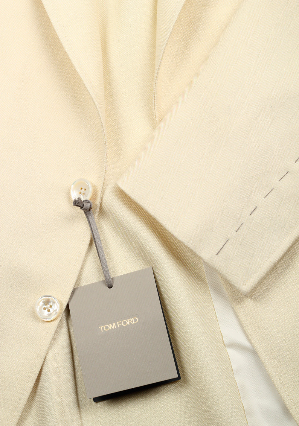 TOM FORD Shelton Off White Sport Coat Size 54 / 44R U.S. Mohair Silk Wool