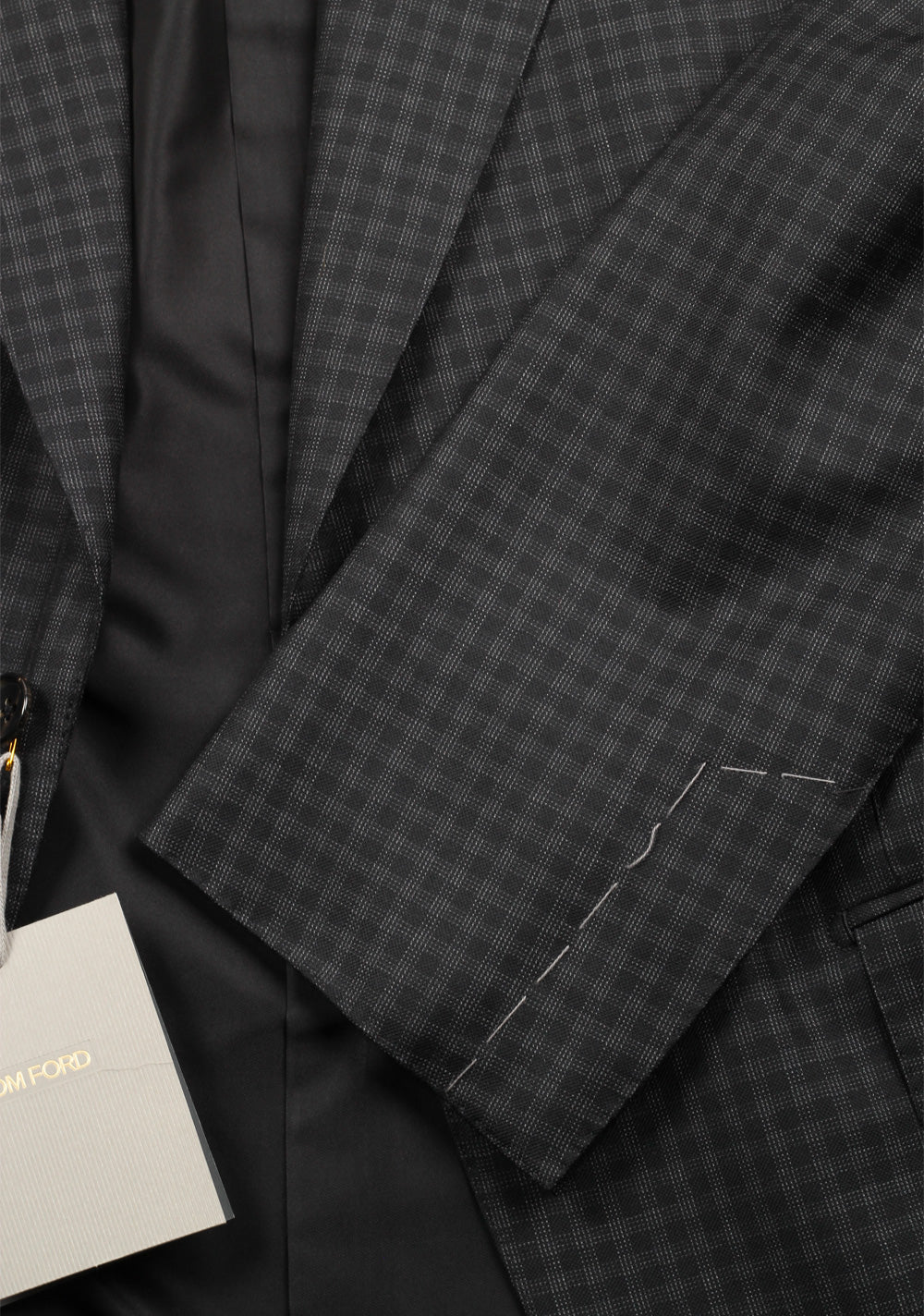 TOM FORD Windsor Blue Checked Sport Coat Size 50 / 40R U.S. Fit A