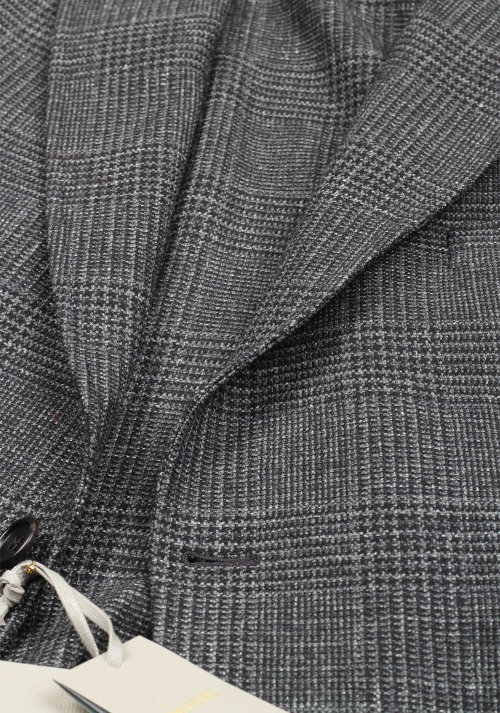 TOM FORD Shelton Checked Gray Sport Coat Size 54 / 44R U.S.