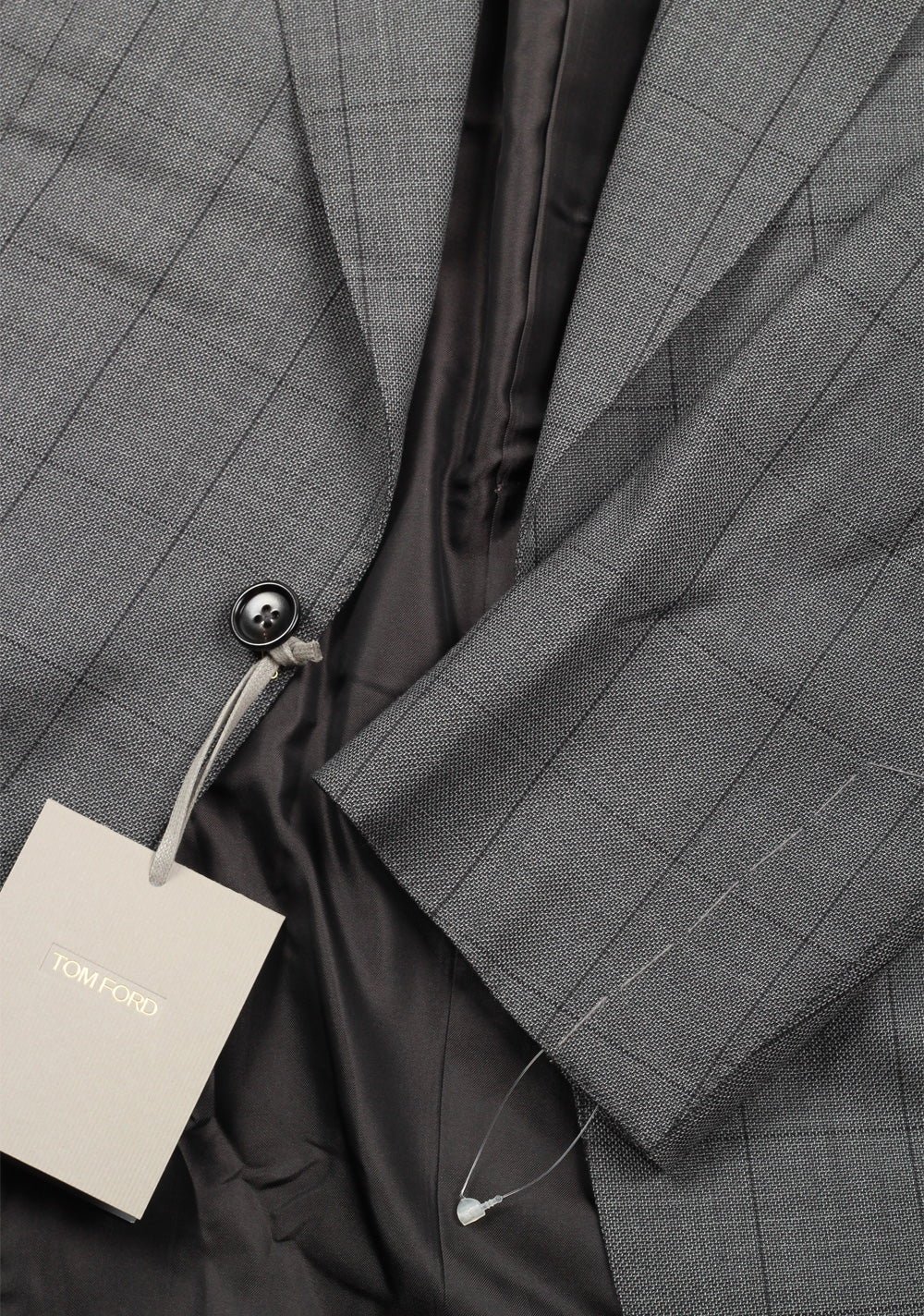 TOM FORD Windsor Checked Gray Suit