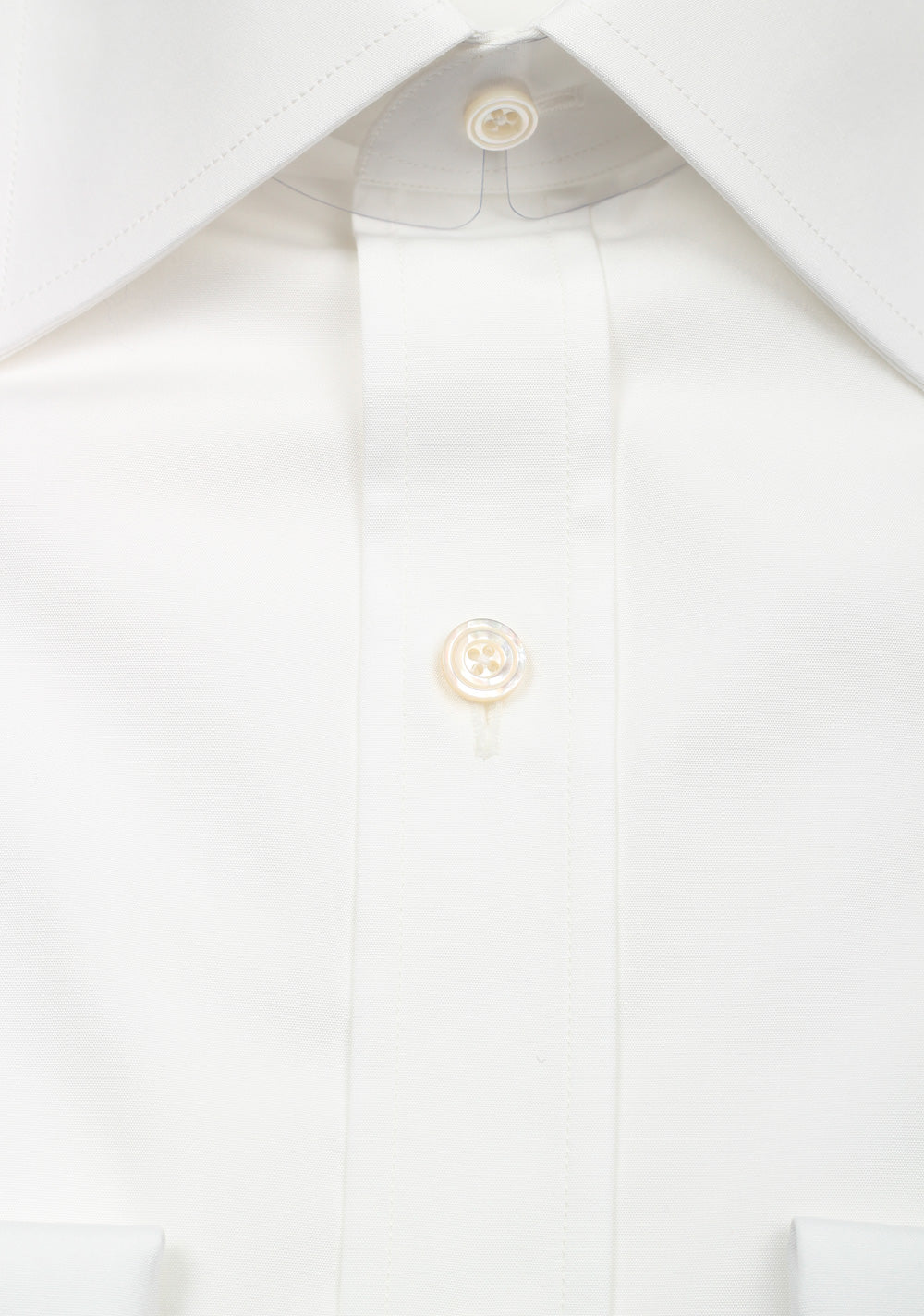 TOM FORD Solid White Signature Shirt With French Cuffs