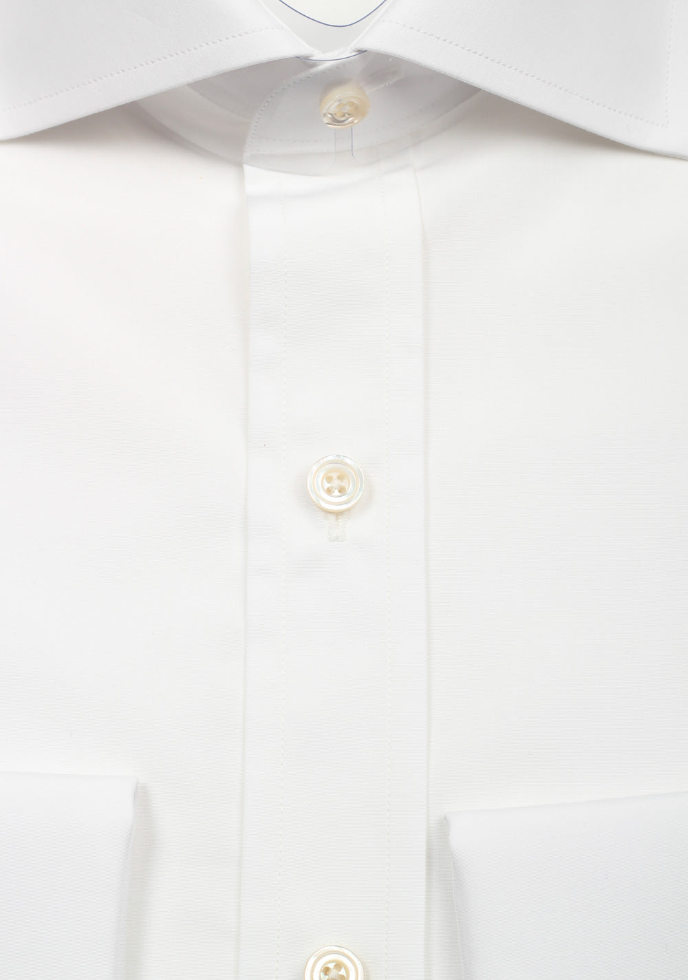 TOM FORD Solid White Dress Spread Shirt French Cuffs Size 41 / 16 U.S. Slim Fit
