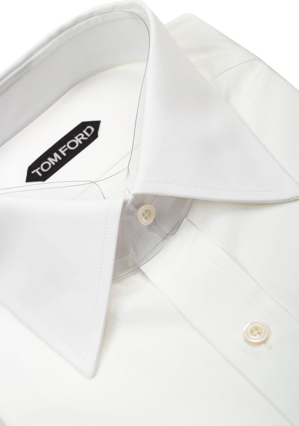 TOM FORD Solid White Signature Shirt Slim Fit