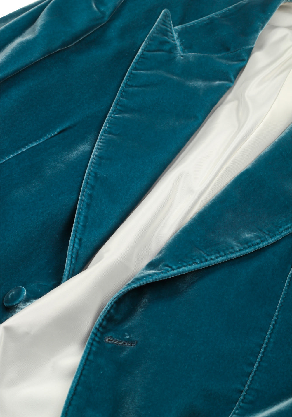 TOM FORD Shelton Velvet Teal Sport Coat Size Size 50 / 40R U.S.