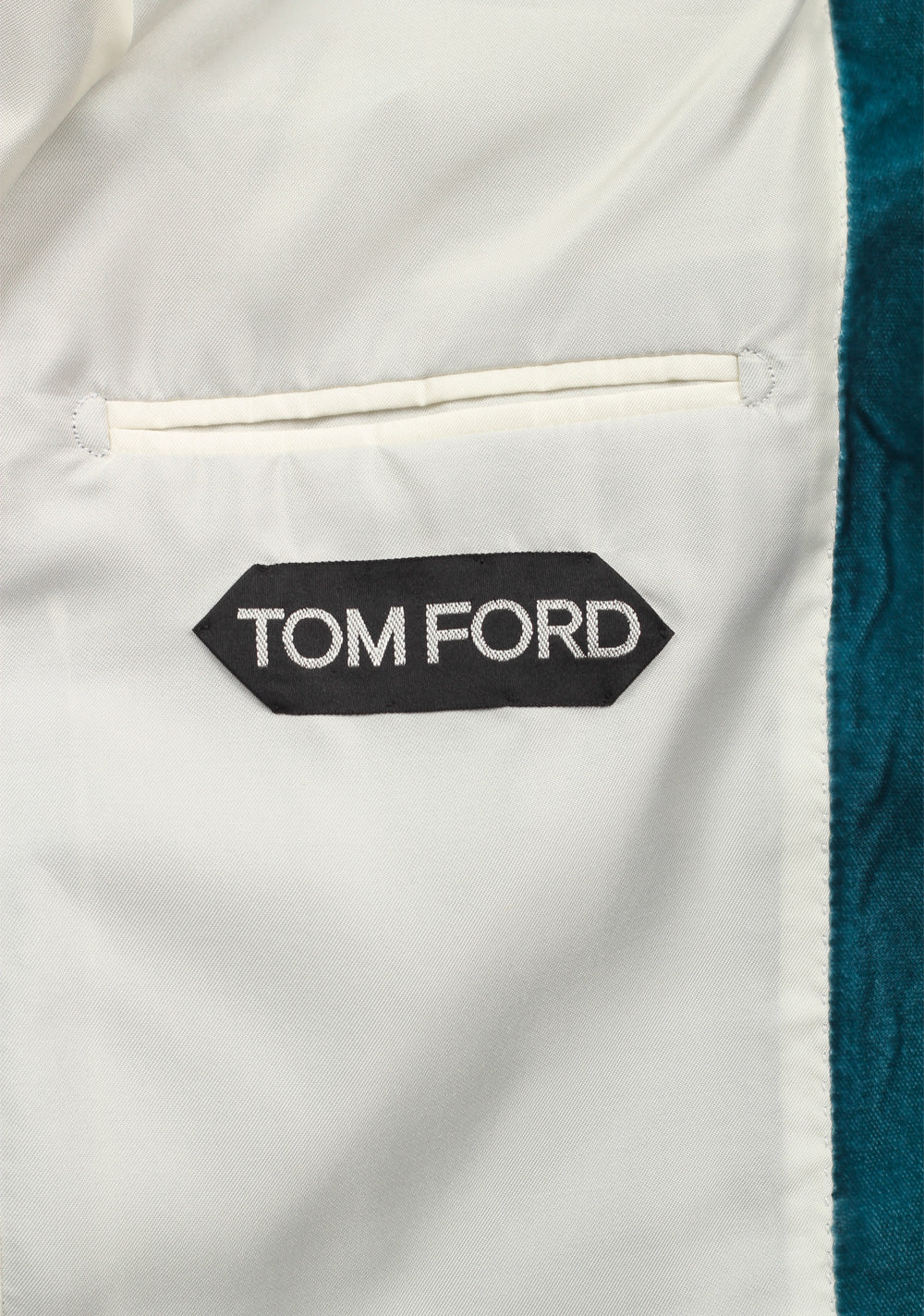 TOM FORD Shelton Velvet Teal Sport Coat Size Size 50 / 40R U.S.