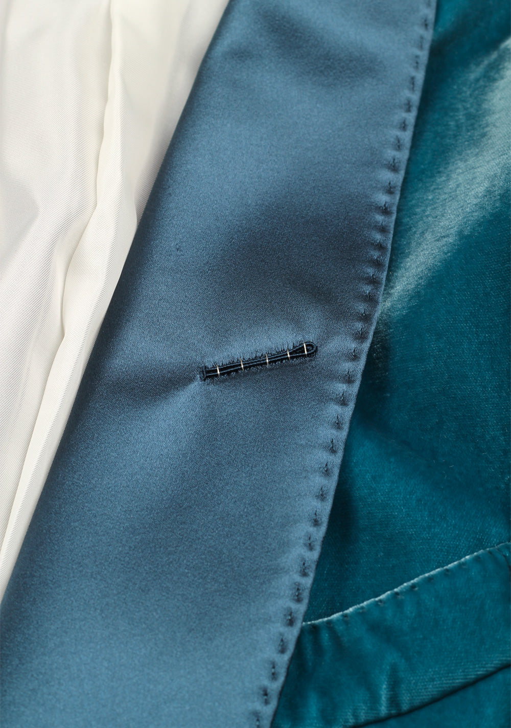 TOM FORD Shelton Velvet Teal Sport Coat Tuxedo Dinner Jacket Size 48C / 38S U.S.