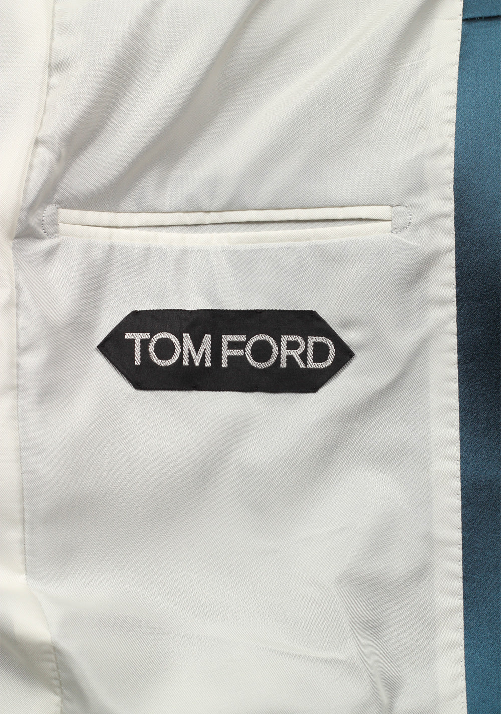 TOM FORD Shelton Velvet Teal Sport Coat Tuxedo Dinner Jacket Size 48C / 38S U.S.