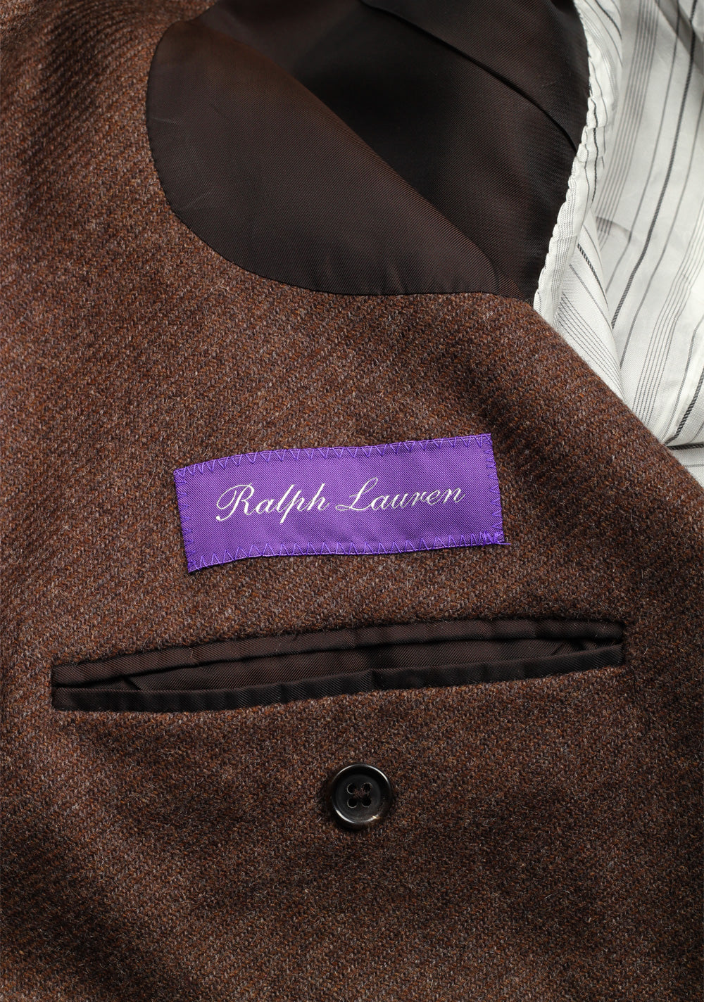 Ralph Lauren Purple Label Double Breasted Suit In Cashmere