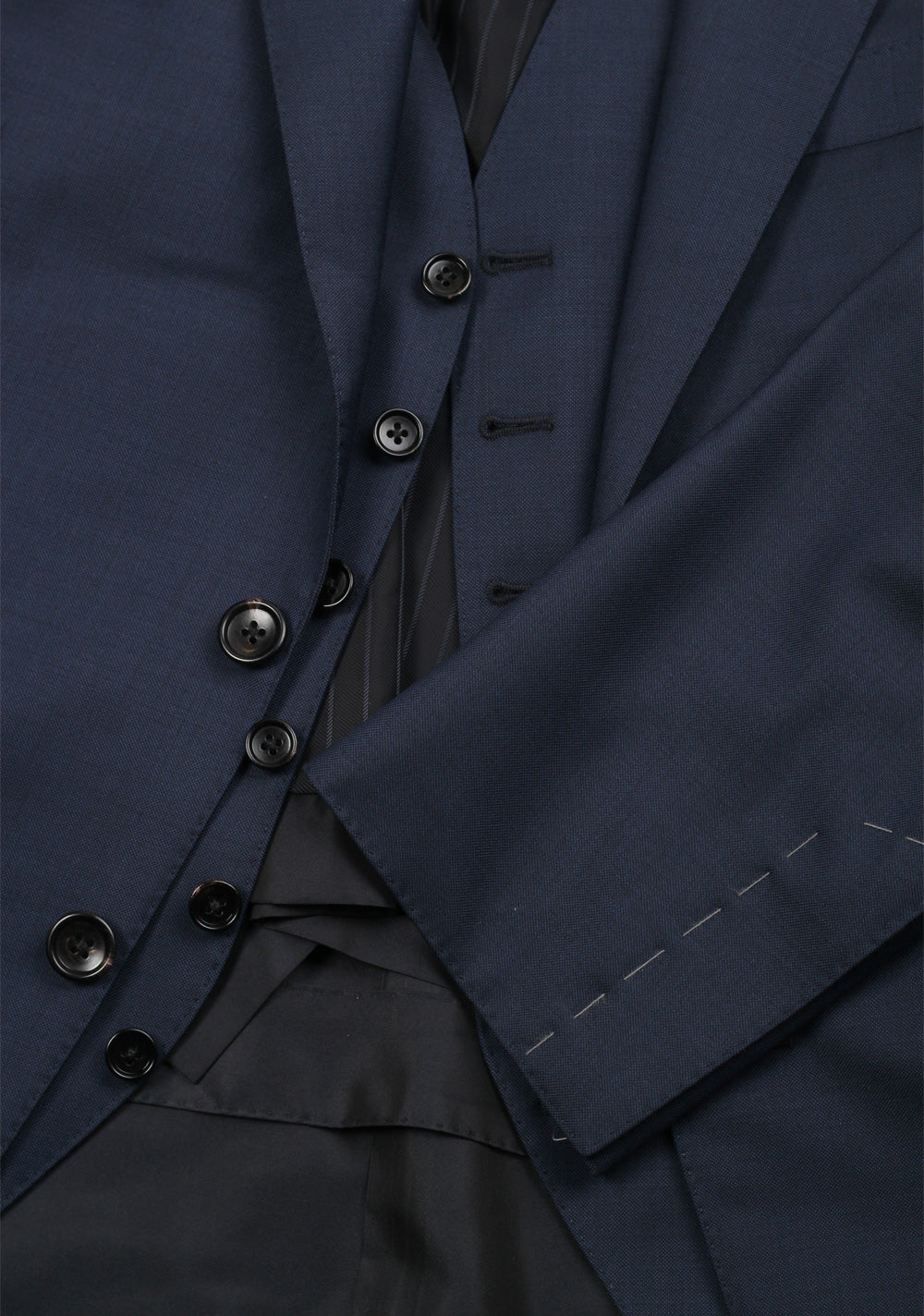 TOM FORD O'Connor Solid Blue 3 Piece Suit Fit Y