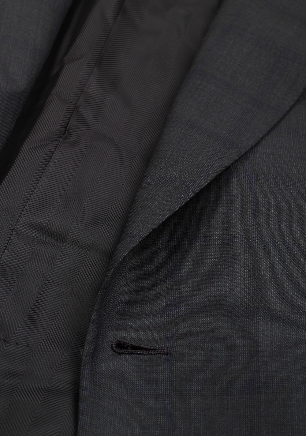 Ermenegildo Zegna Premium Couture Gray Checked Suit